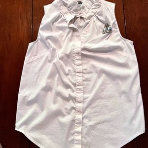 Jennifer & Grace white Sleeveless Top